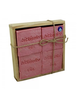 Bitkiselce El Yapımı Gül Sabunu 450 gr.